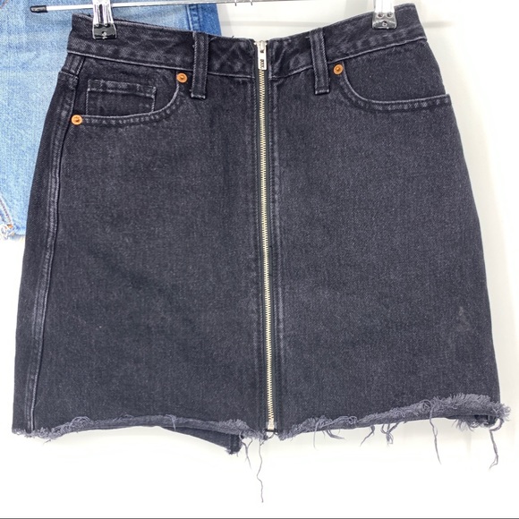 Abercrombie Fitch Jean Mini Skirt Bundle Black - Picture 2 of 8